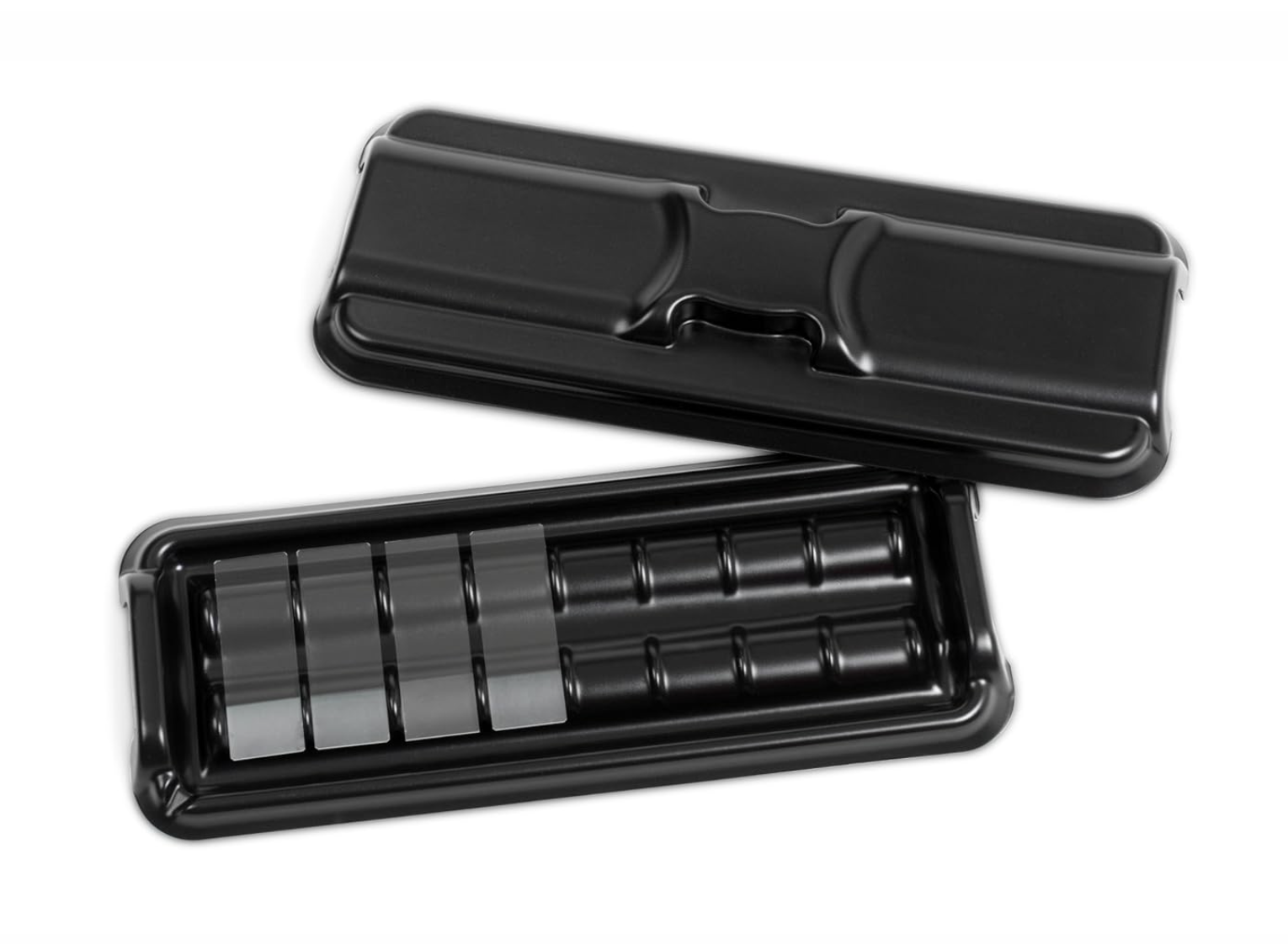 Lab Staining Tray Disposable Gram Staining Slide Tray – Holds 8 Slides | Black Lab Tray ...