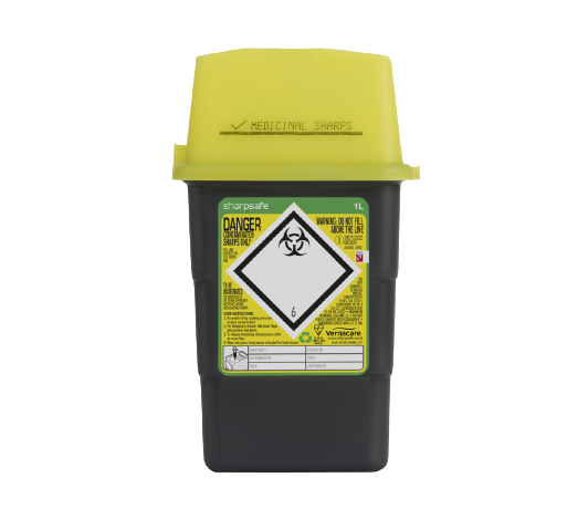 Sharpsafe 1 Litre Sharps Container Units